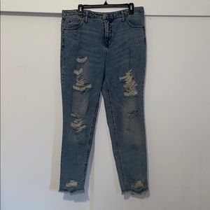New High Rise Mom Jeans - SIZE 16